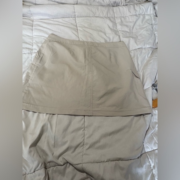 Avia women’s classic stretch side slit mini skort size medium beige - Picture 6 of 10